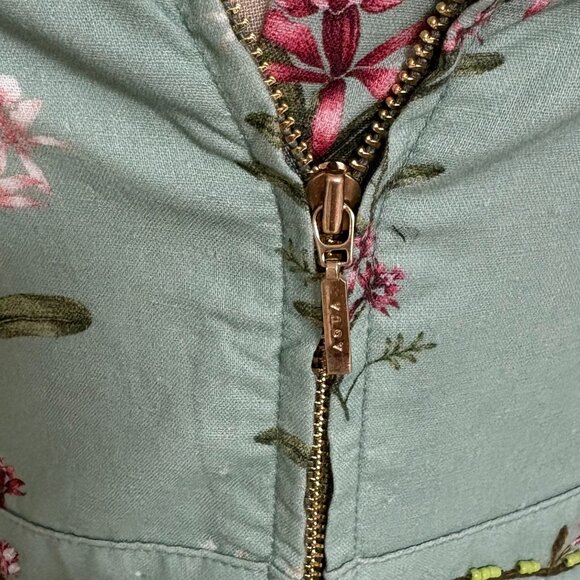 Agua by Agua Bendita Lima green linen extra long dress - Picture 10 of 13